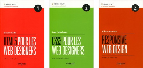 triplette Couverture des livres, HTML5, CSS3, Responsive Design